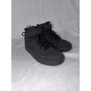 Nike Sneakers Youth 7Y Black Court Borough Mid 2 GS Athletic Shoes CW5867-001